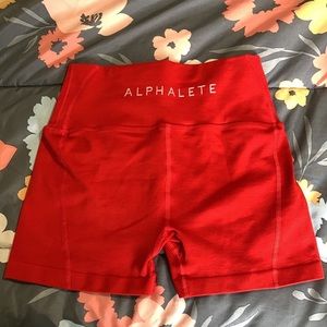 Aphalete Revival Shorts RED